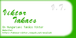 viktor takacs business card