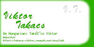 viktor takacs business card